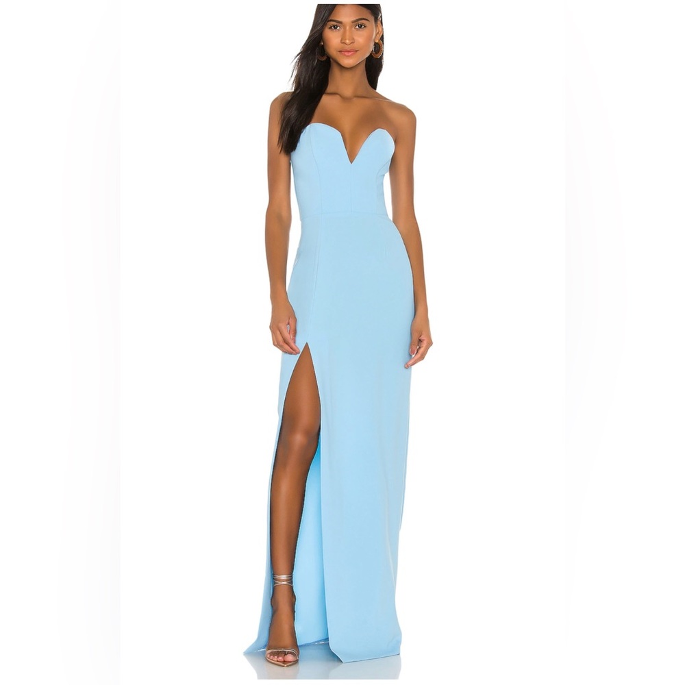 Amanda Uprichard Cherri Gown, color Pacific